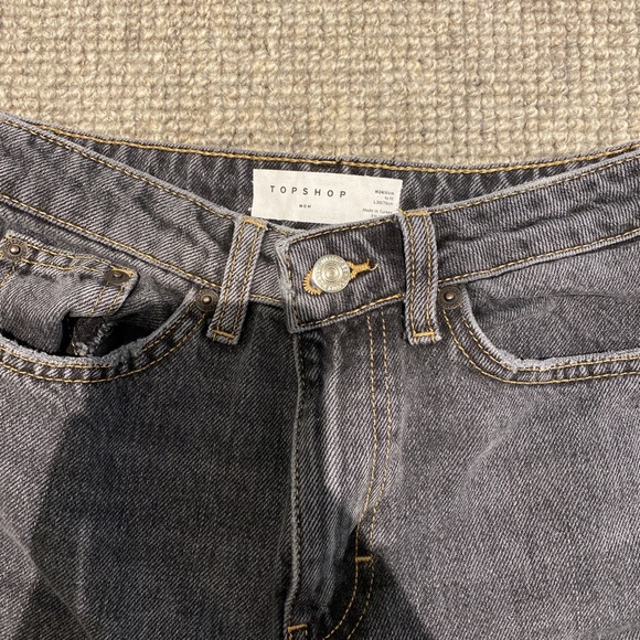 TopShop Black Ripped Jeans Size 24 - Picture 3 of 3